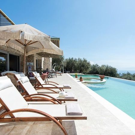 Summerwine Luxury Villa Sea View Private Pool Spartylas 외부 사진