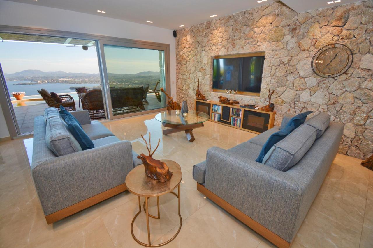 Summerwine Luxury Villa Sea View Private Pool Spartylas 외부 사진