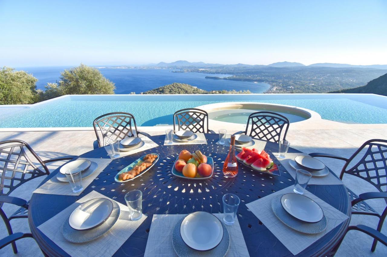 Summerwine Luxury Villa Sea View Private Pool Spartylas 외부 사진