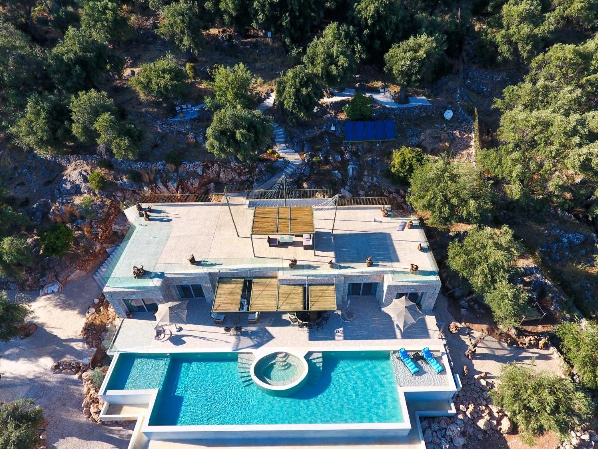 Summerwine Luxury Villa Sea View Private Pool Spartylas 외부 사진