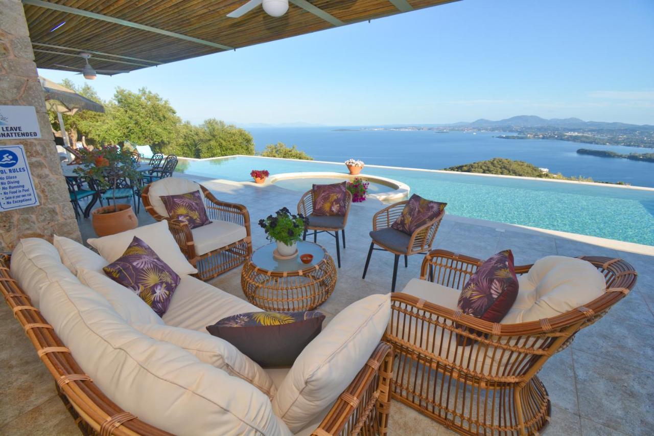 Summerwine Luxury Villa Sea View Private Pool Spartylas 외부 사진