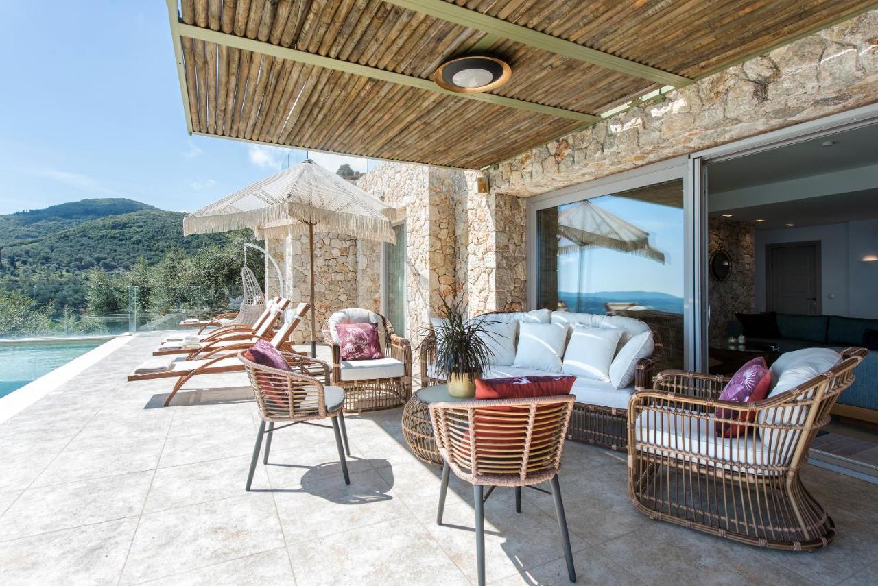 Summerwine Luxury Villa Sea View Private Pool Spartylas 외부 사진