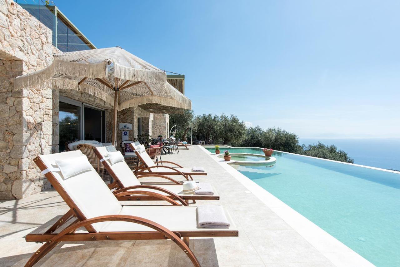 Summerwine Luxury Villa Sea View Private Pool Spartylas 외부 사진