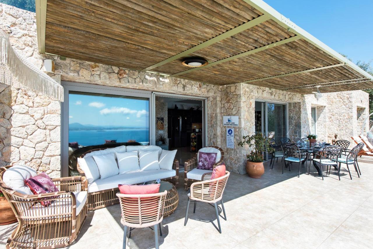 Summerwine Luxury Villa Sea View Private Pool Spartylas 외부 사진
