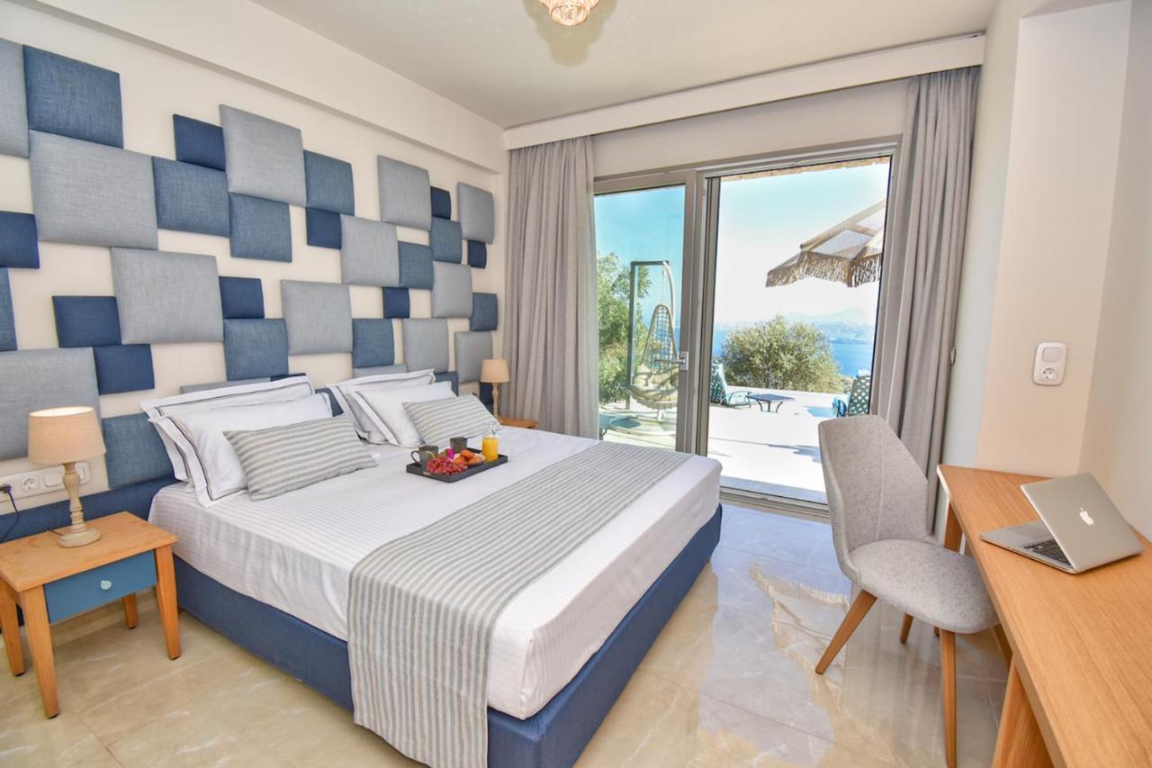 Summerwine Luxury Villa Sea View Private Pool Spartylas 외부 사진